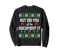 Funny Ugly Christmas But Did You Document It Office Party Sudadera