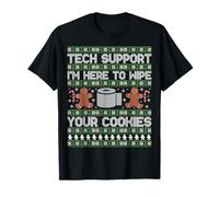 Funny Ugly Christmas Tech Support Computer Programmer Camiseta