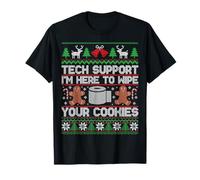 Funny Ugly Christmas Tech Support Computer Programmer Camiseta