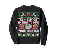 Funny Ugly Christmas Tech Support Computer Programmer Sudadera