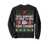 Funny Ugly Christmas Tech Support Computer Programmer Sudadera