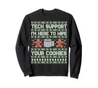 Funny Ugly Christmas Tech Support Computer Programmer Sudadera