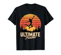 Funny Ultimate Frisbee Player Men Women Vintage Flying Disc Camiseta