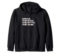 Funny Uncle - The Man, The Myth, The Alibi Sudadera con Capucha