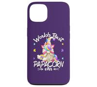 Funny Unicorn Dad GNOME For Fathers Day Worlds Best Papacorn Carcasa para iPhone 13