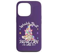 Funny Unicorn Dad GNOME For Fathers Day Worlds Best Papacorn Carcasa para iPhone 13 Pro