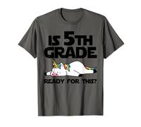 Funny Unicorn ¿Está Listo el Quinto Grado para Esto? Regreso a la Escuela Camiseta