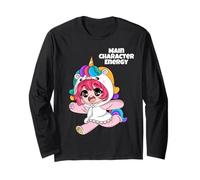 Funny Unicorn - Personaje Principal de Anime Energy Crazy Kid Girls Manga Larga