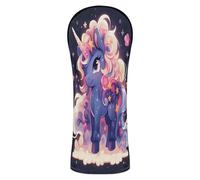 Funny Unicorns Trend - Funda para cabeza de palo de golf de piel de primera calidad, impermeable, con etiquetas intercambiables para conductor Fairway Wood Hybrids