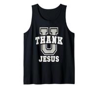 Funny University Gracias JESÚS U Graduado Alumni Win Camiseta sin Mangas