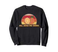 Funny Vasectomy All Juice No Seeds Juego de Palabras de Naranja para Hombres papás Sudadera