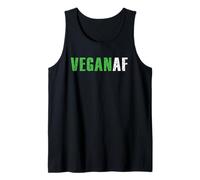 Funny Vegan AF Plant Based Vegetarian Keto Organic Diet Camiseta sin Mangas