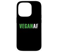 Funny Vegan AF Plant Based Vegetarian Keto Organic Diet Carcasa para iPhone 14 Pro