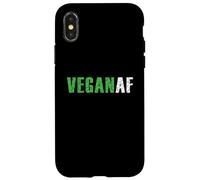 Funny Vegan AF Plant Based Vegetarian Keto Organic Diet Carcasa para iPhone X/XS