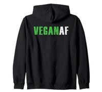 Funny Vegan AF Plant Based Vegetarian Keto Organic Diet Sudadera con Capucha