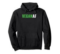 Funny Vegan AF Plant Based Vegetarian Keto Organic Diet Sudadera con Capucha