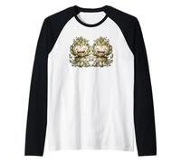 Funny Vegan Artichoke Graphic For Mom Who Loves Gardening Camiseta Manga Raglan