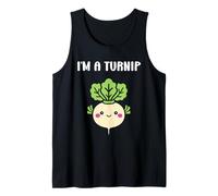 Funny vegetable Turnips food minimalist simple i'm a Turnip Camiseta sin Mangas