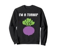 Funny vegetable Turnips food minimalist simple i'm a Turnip Sudadera