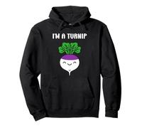Funny vegetable Turnips food minimalist simple i'm a Turnip Sudadera con Capucha
