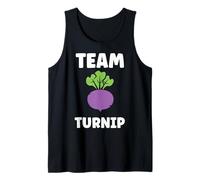 Funny vegetable Turnips food minimalist simple team Turnip Camiseta sin Mangas