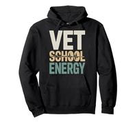 Funny Vet School Energía Veterinaria Estudiante Sudadera con Capucha