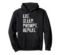 Funny Vibe Coding AI Agent Developer Prompt Engineer Coder Sudadera con Capucha
