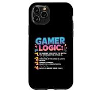 Funny Video Games Gamers Gaming Gamer Logic Carcasa para iPhone 11 Pro