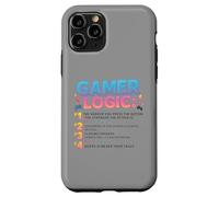 Funny Video Games Gamers Gaming Gamer Logic Carcasa para iPhone 11 Pro