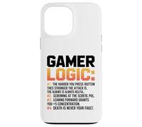 Funny Video Games Gamers Gaming Gamer Logic Carcasa para iPhone 13 Pro MAX