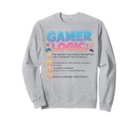 Funny Video Games Gamers Gaming Gamer Logic Sudadera