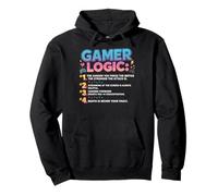 Funny Video Games Gamers Gaming Gamer Logic Sudadera con Capucha