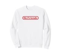 Funny Videogamer Pun. No Friendo Text Retro Video Game Sudadera