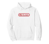 Funny Videogamer Pun. No Love Text Retro Video Game Sudadera con Capucha