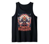 Funny Viking Halloween - Berserker nórdico de Calabaza Camiseta sin Mangas