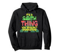 Funny Vintage 80s/90s Computer Game Smith Family Name Sudadera con Capucha