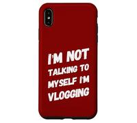 Funny Vloggers Diciendo Influencer Vlogging Vlog Humor Blogger Carcasa para iPhone XS MAX