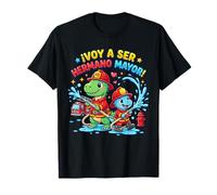 Funny Voy A Ser Hermano Mayor Dinosaurio Bombero Camiseta