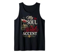 Funny Wales Humor Welsh Joke My Soul Has Welsh Accent Camiseta sin Mangas