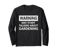 Funny Warning Gardening Gardener Plants Garden Plant Manga Larga