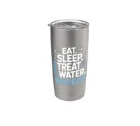 Funny Wastewater Operator Water Treatment Vaso térmico de acero inoxidable de doble pared
