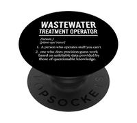 Funny Wastewater Treatment Operator Definition PopSockets PopGrip Adhesivo