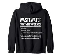 Funny Wastewater Treatment Operator Definition Sudadera con Capucha