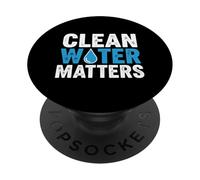 Funny Water Treatment Plant Operator & Wastewater PopSockets PopGrip Adhesivo