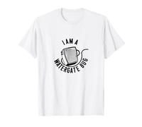 Funny Watergate Era Bugged Micrófono Retro Humor Político Camiseta