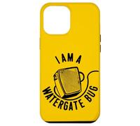 Funny Watergate Era Bugged Micrófono Retro Humor Político Carcasa para iPhone 12 Pro MAX