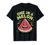 Funny Watermelon Quote One In A Melon Cute Pun Summer Vibes Camiseta