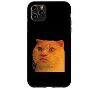 Funny Weird Cat Face Meme Silly Hilarious Cat Confused Carcasa para iPhone 11 Pro MAX