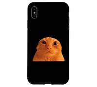 Funny Weird Cat Face Meme Silly Hilarious Cat Confused Carcasa para iPhone XS MAX