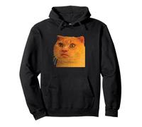 Funny Weird Cat Face Meme Silly Hilarious Cat Confused Sudadera con Capucha